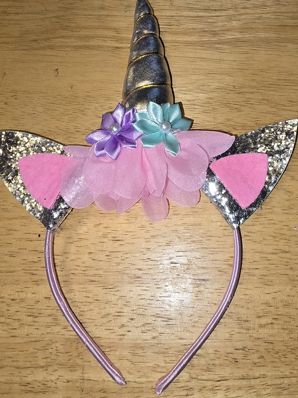 Unicorn Headband Bundle Lot of 4 Glitter Costume Dress Up Party Girls